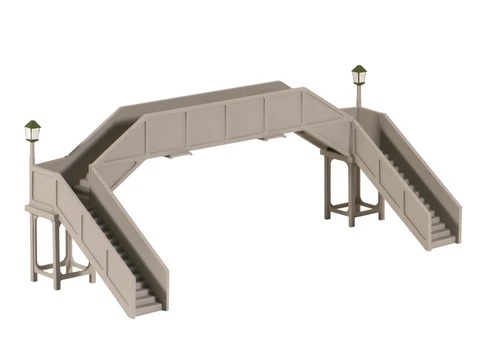 Ratio OO/HO SR Concrete Footbridge 517