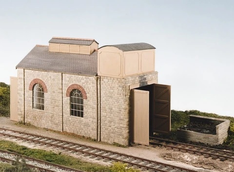 Wills OO Craftsman Kit Single Road Engine Shed CK14