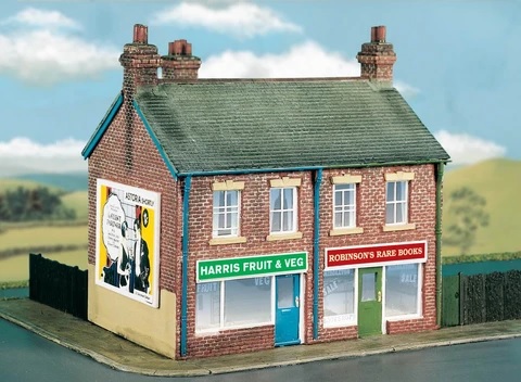 Wills OO CraftsMan Kit Semi-Detached Shops CK18