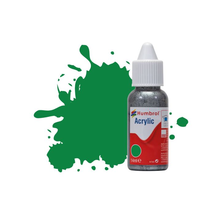 Humbrol No 2 Emerald Green Gloss Acrylic Paint (14ml)