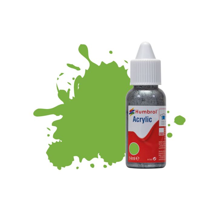 Humbrol No 38 Lime Gloss Acrylic Paint (14ml)