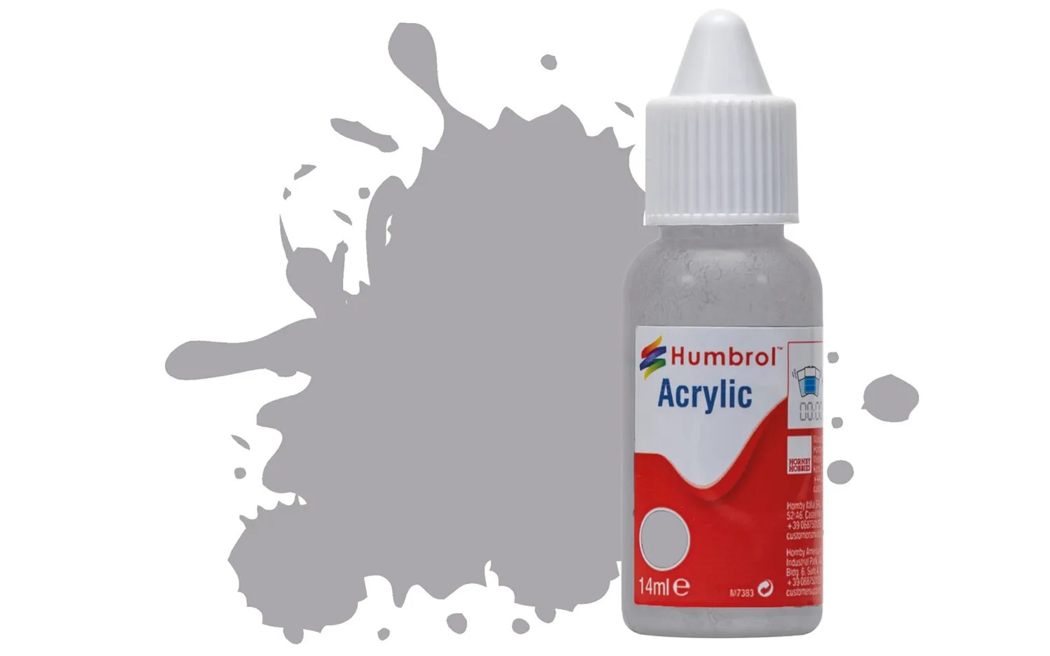 Humbrol No 40 Pale Grey Gloss Acrylic Paint (14ml)