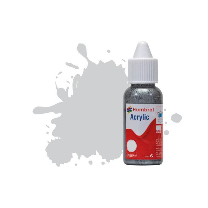 Humbrol No 64 Light Grey Matt Acrylic Paint (14ml)