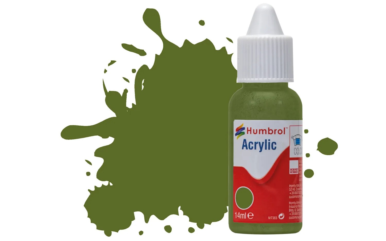 Humbrol No 88 Deck Green Matt Acrylic Paint (14ml)