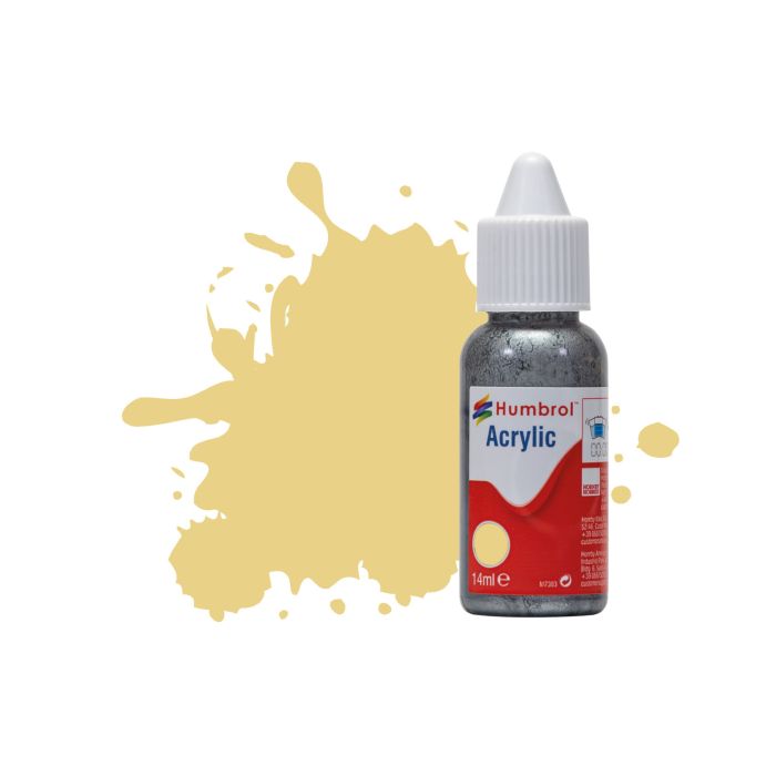 Humbrol No 103 Cream Matt Acrylic Paint (14ml)