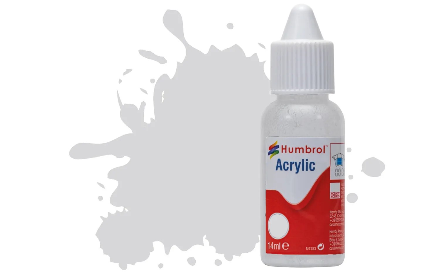 Humbrol No 147 Light Grey Matt Acrylic Paint (14ml)