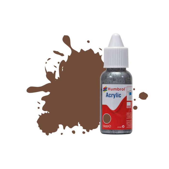 Humbrol No 98 Chocolate Matt Acrylic Paint (14ml)
