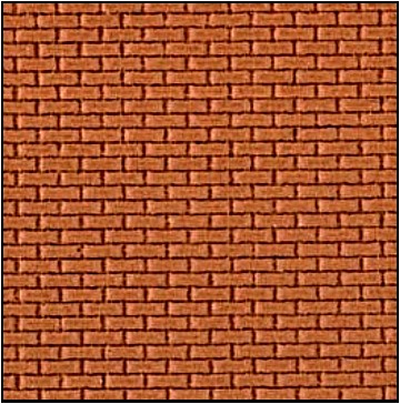 Finecast 4mm Scale Plain Bond Brickwork (14" x 9")