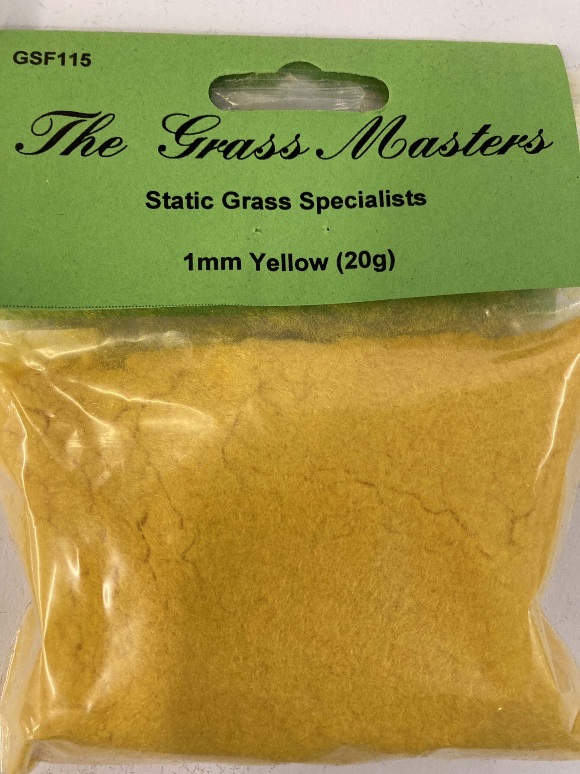 Grass Masters Flock - 1mm Yellow (20g)