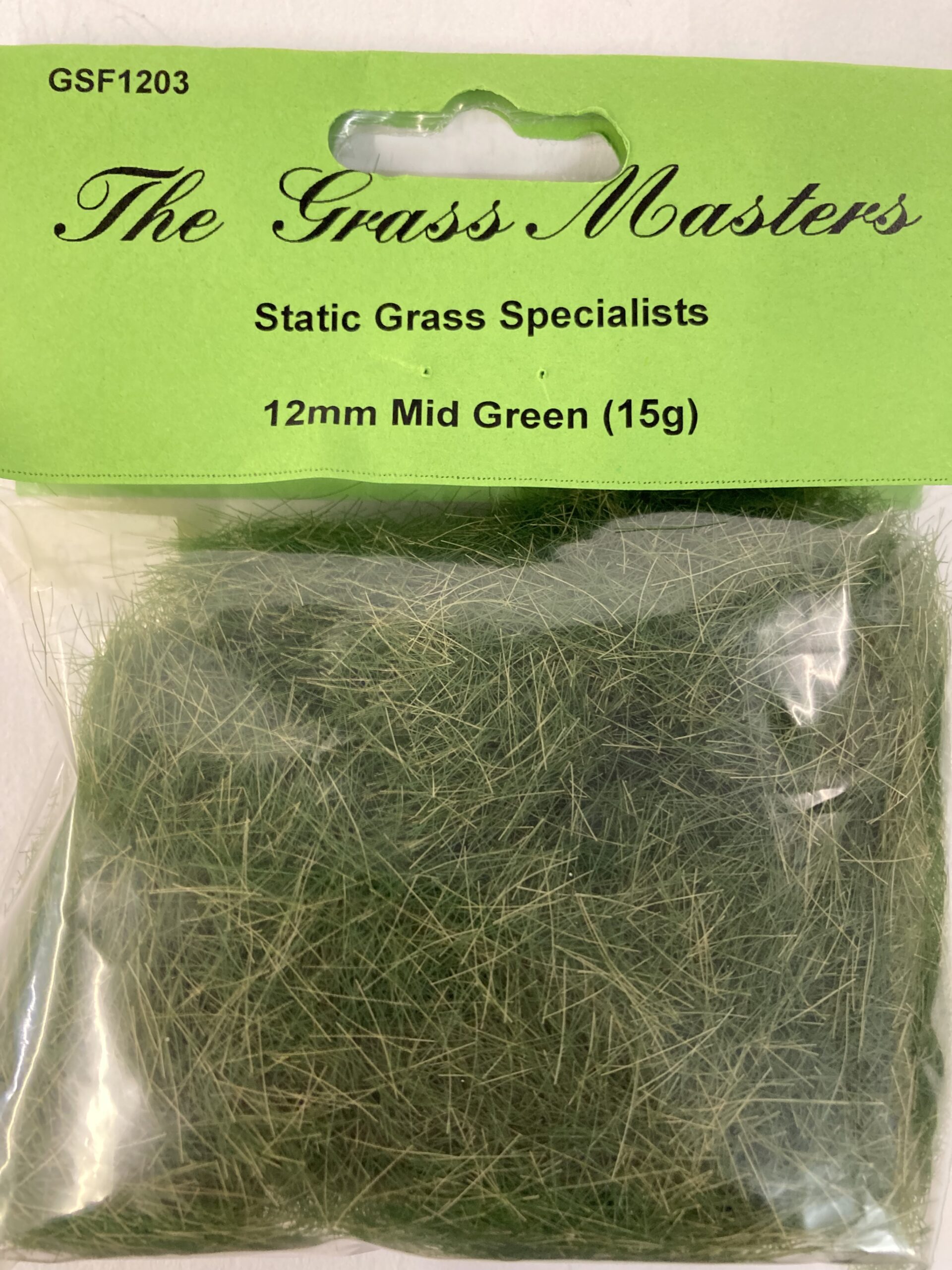 Grass Masters Flock - 12mm Mid Green (15g)