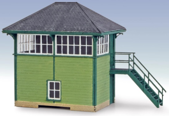 West Highland Line Signal Box Kit (Laser-cut wood) LK-202