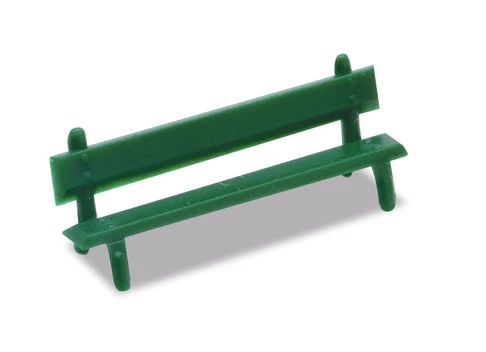 Peco Lineside Kits Platform Seats Green x12 LK-25