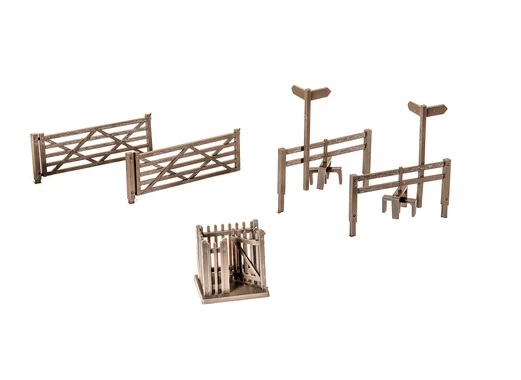 Peco OO 2 Field Gates & Styles and 1 Wicket LK-86