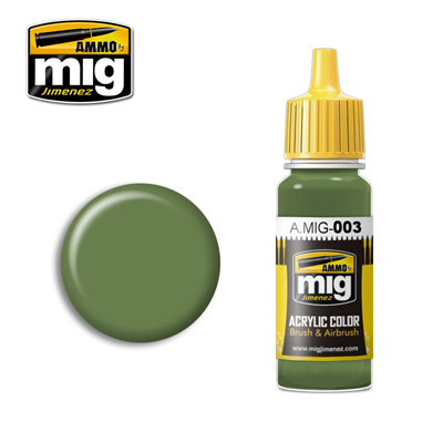 MIG Ammo Acrylic Paint 17ml Resedagrun
