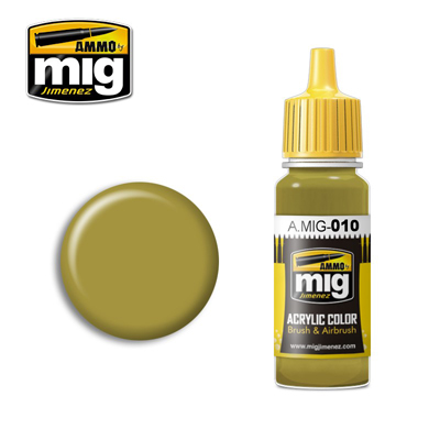 MIG Ammo Acrylic Paint 17ml Dunkelgelb (Mid War)