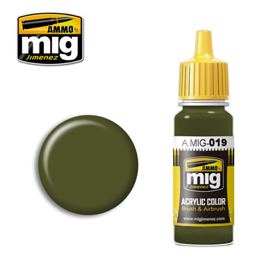 MIG Ammo Acrylic Paint 17ml Russian Green