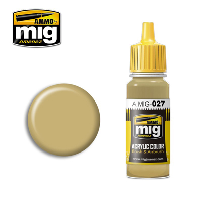 MIG Ammo Acrylic Paint 17ml German Sand Beige