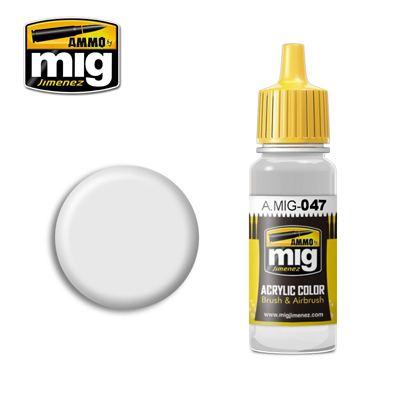 MIG Ammo Acrylic Paint 17ml Satin White