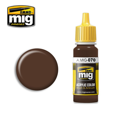 MIG Ammo Acrylic Paint 17ml Medium Brown