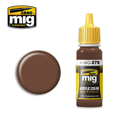 MIG Ammo Acrylic Paint 17ml Brown Soil