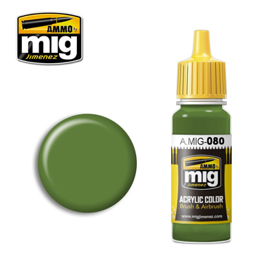 MIG Ammo Acrylic Paint 17ml Bright Green