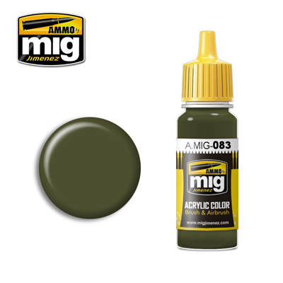 MIG Ammo Acrylic Paint 17ml Zashchitniy Zeleno