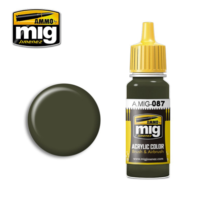 MIG Ammo Acrylic Paint 17ml Gelboliv