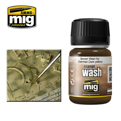 MIG Brown Wash for German Dark Yellow A.MIG-1000