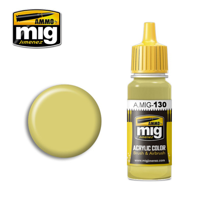 MIG Ammo Acrylic Paint 17ml Faded Yellow