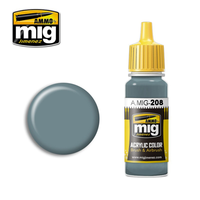 MIG Ammo Acrylic Paint 17ml Dark Compass Ghost Gray