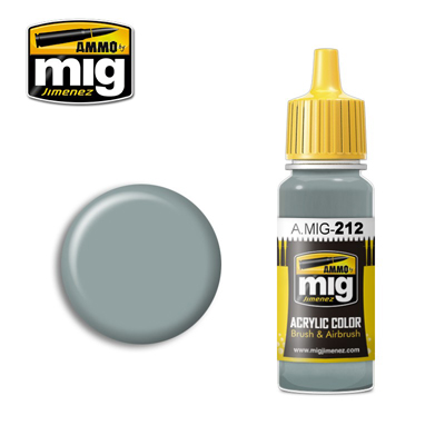 MIG Ammo Acrylic Paint 17ml Silver Gray