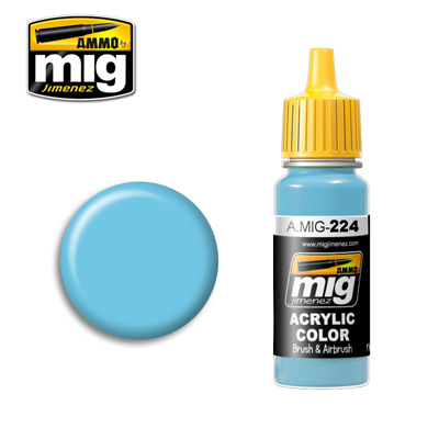 MIG Ammo Acrylic Paint 17ml Sky Line Blue