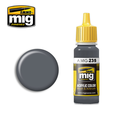 MIG Ammo Acrylic Paint 17ml AMT-12 Dark Grey