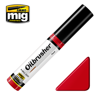 MIG Ammo Oilbrusher Red