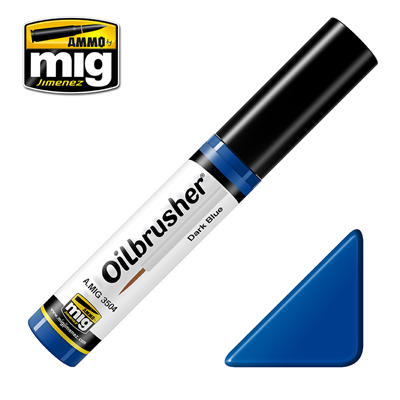 MIG Ammo Oilbrusher Dark Blue