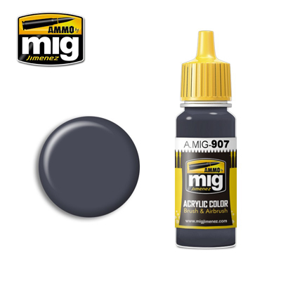 MIG Ammo Acrylic Paint 17ml Grey Dark Base