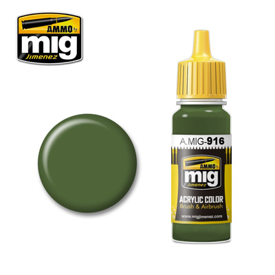 MIG Ammo Acrylic Paint 17ml Green Base