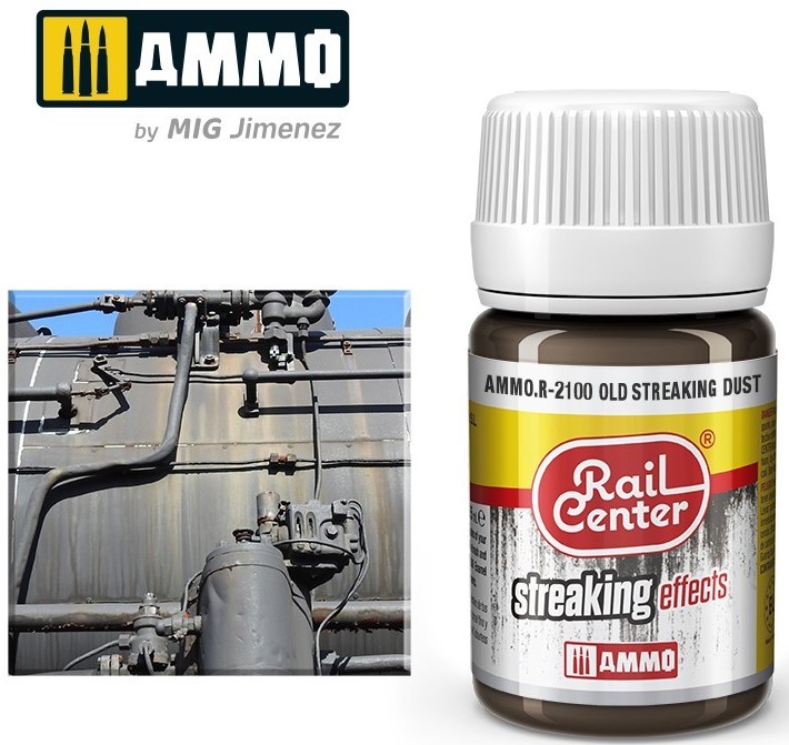 MIG Ammo Rail Center 35ml Old Streaking Dust