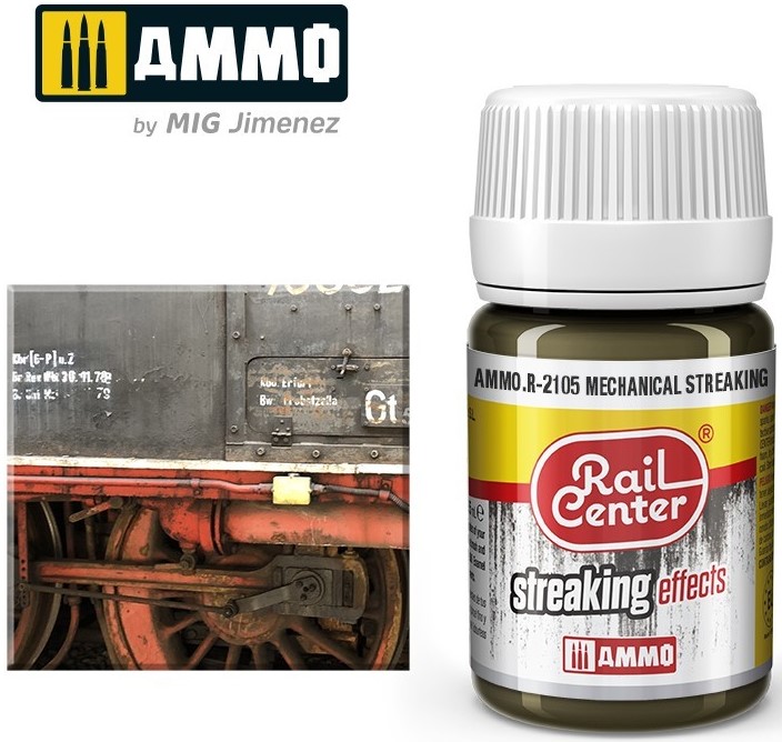 MIG Ammo Rail Center 35ml Mechanical Streaking