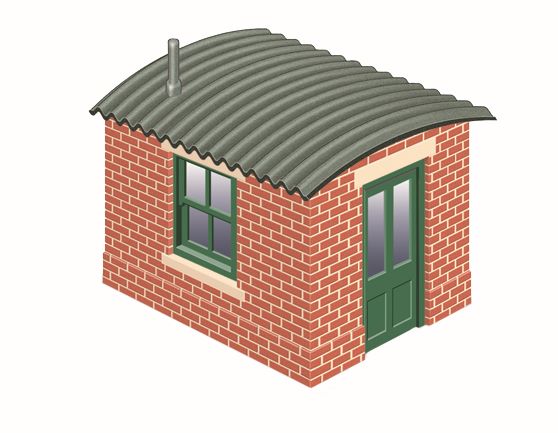 Peco N Gauge Platform Shelter Wood - Image 2