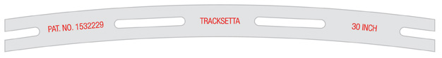 Peco Tracksetta O Gauge 30" Rad Template
