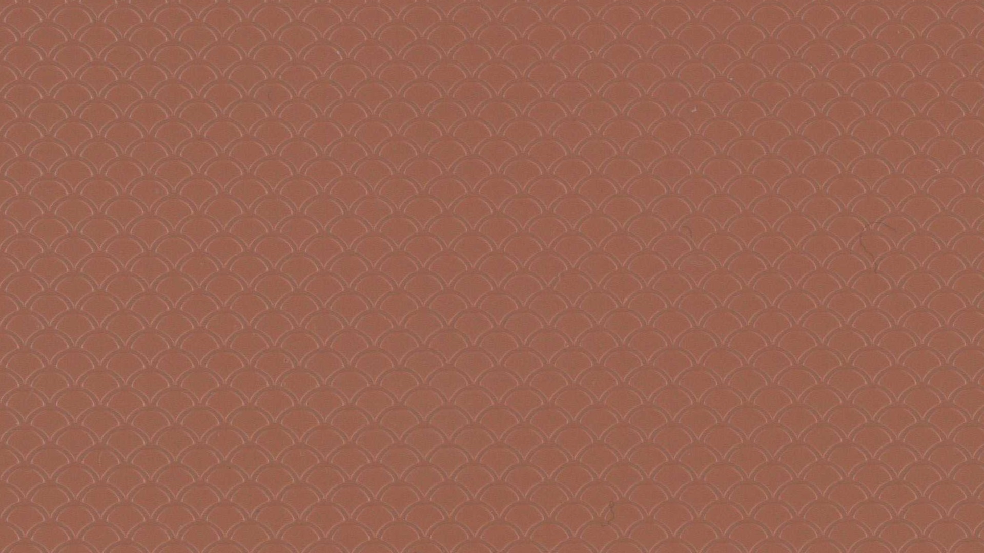 4mm Roof Tile Red (Scalloped Shell)