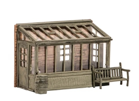 Wills OO Conservatory & Garden Seat SS24