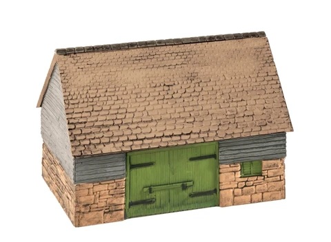 Wills OO/HO Barn Stone and Timber Type SS30