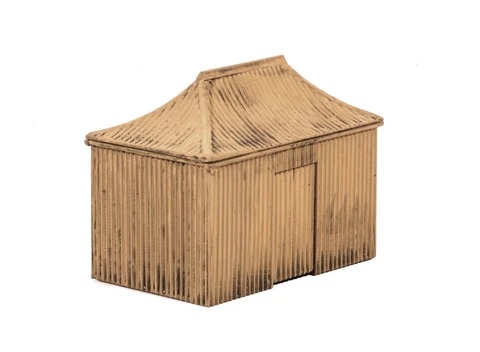 Wills OO Pagoda Building Corrugated Iron SS35