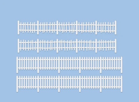 Wills OO/HO Rustic & Picket Fencing SS45