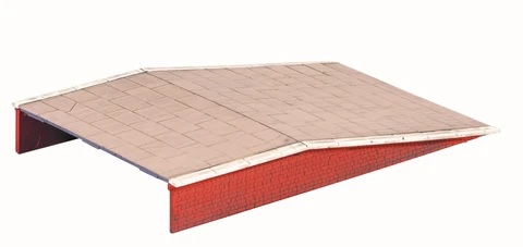 Wills OO/HO Station Platform Ramps, Brick SS62