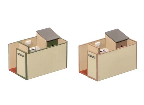 Wills OO/HO Small Gents Toilets Unroofed SS65