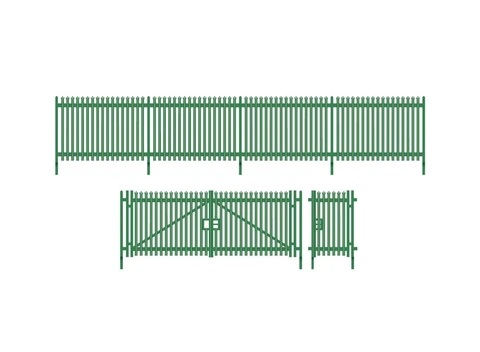 Wills Modern Paliside Fencing & Gates SSM316