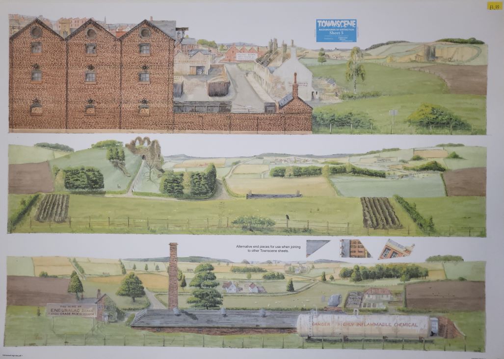 Townscene 4mm/OO Countryside 1 Backscene Sheet No 5